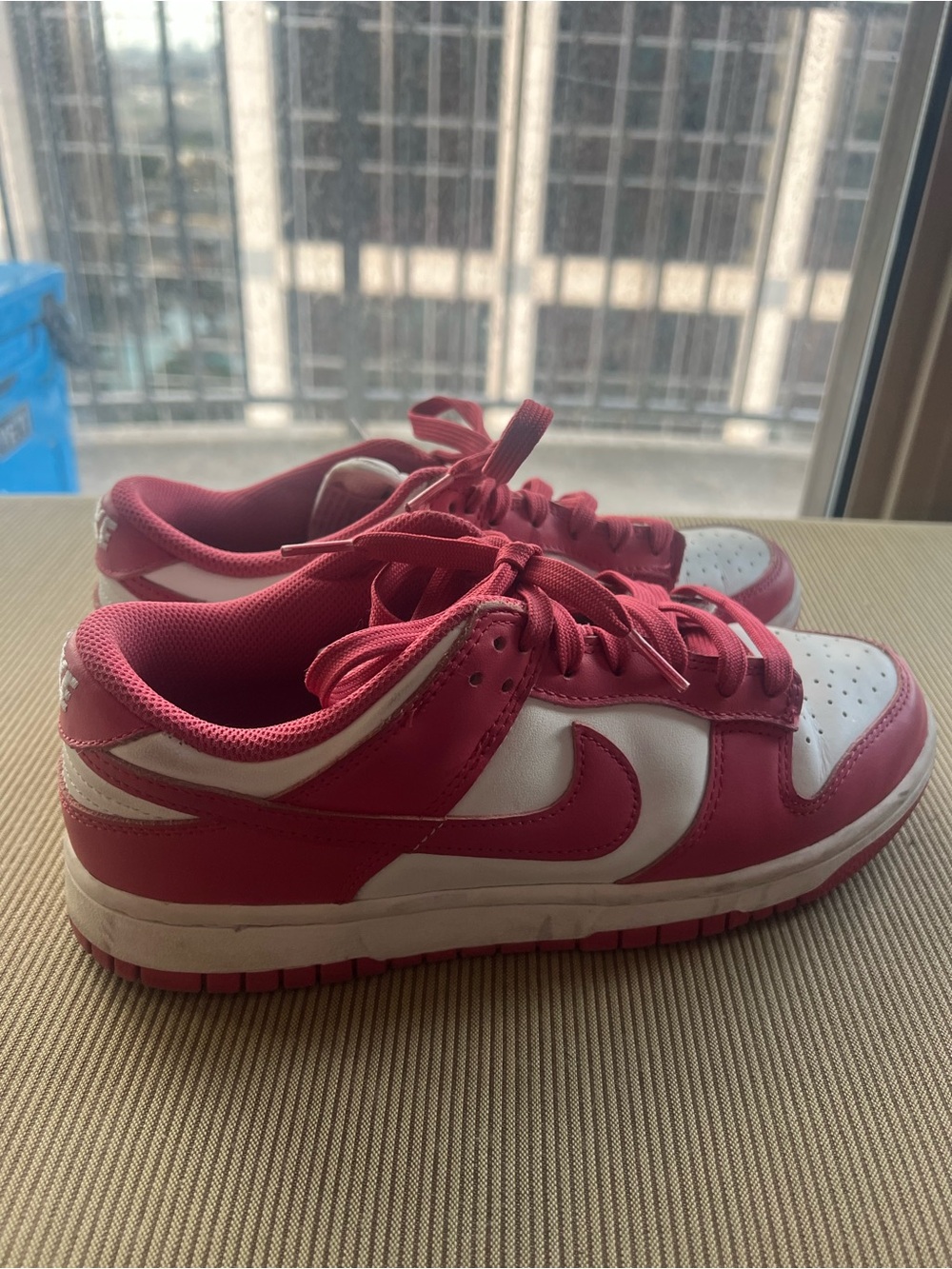 Nike Low-Top Sneakers in Pink and White